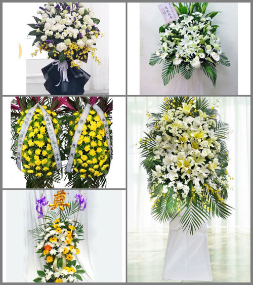 福建三明永安市大湖镇新洋村白事花篮预定