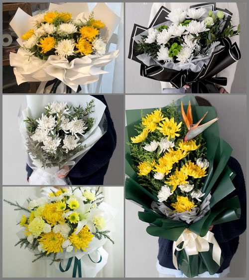 福建三明永安市大湖镇新洋村白事花束代送